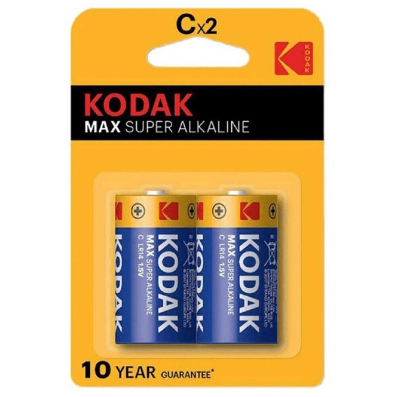 Kodak-Max Batterie Alcaline C LR14, Set 2 Unità 1 Kodak-Max Batterie Alcaline C LR14, Set 2 Unità · Batterie & Accessori