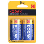 Kodak-Max Batteria Alcalina D LR20, 2 Pezzi · Batterie & Accessori