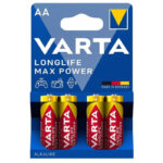 Varta-Max Power Baterii Alcaline Aa LR6, 4 Bucăți · Baterii & Accesorii