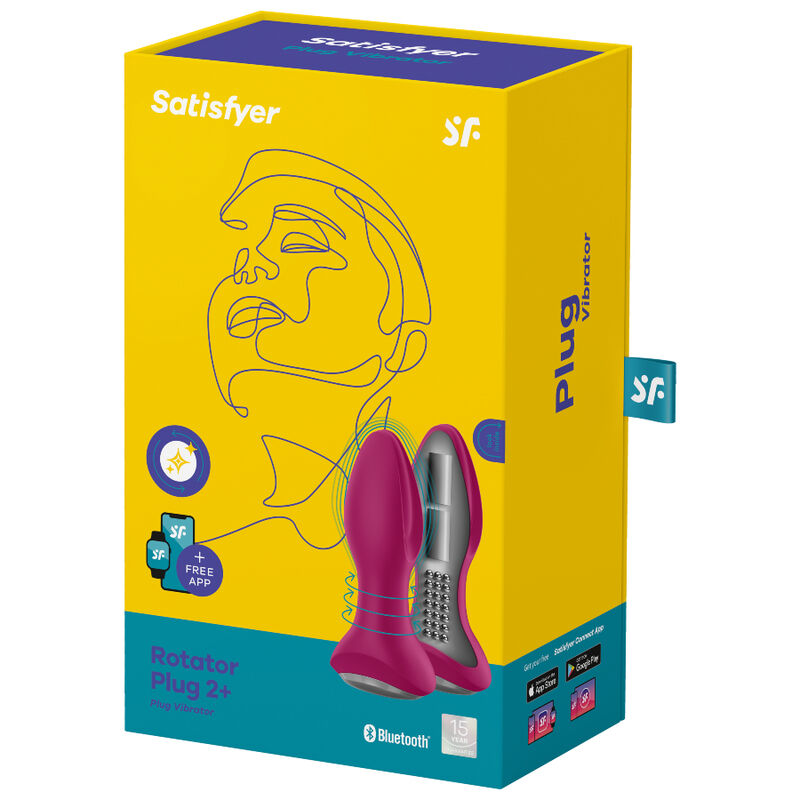 Satisfyer-Rotator Plug 2+ Vibratore Anale con Applicazione · Giocattoli anali (imaginea 3)