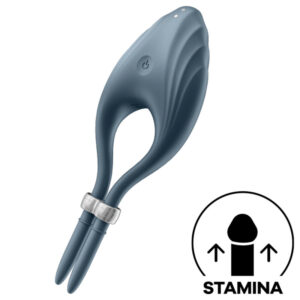 Satisfyer-Duelist Anello Vibratore, Silicone, 12 velocità