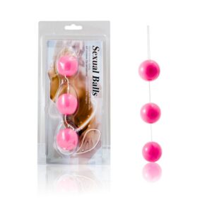 Baile Stimulating-Strip Rosa Palline anali di Abs · Giocattoli anali (imaginea 3)