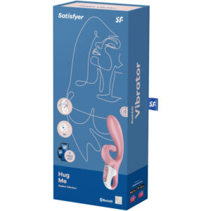 Satisfyer-Hug Me Vibratore Rabbit con Applicazione · Giocattoli per coppie (imaginea 3)