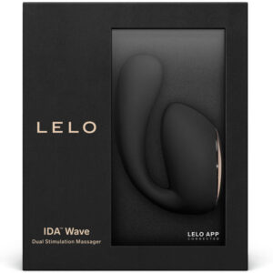 Lelo-Ida Wave Massager per Coppia, Nero-Silicone, 10 velocità, App · Vibratori (imaginea 4)