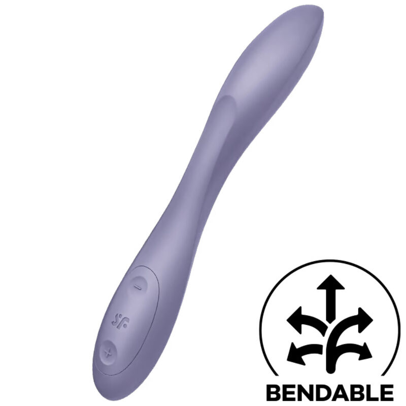 Satisfyer Vibrator-G-spot Flex 2 Multi Vibratore Viola-Silicone, 12