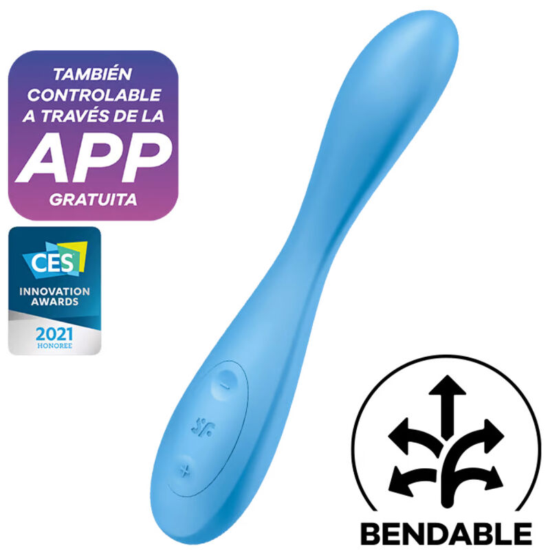 Satisfyer-G-spot Flex 4+ Vibratore Coniglio con Applicazione 1 Satisfyer-G-spot Flex 4+ Vibratore Coniglio con Applicazione · Giocattoli per coppie