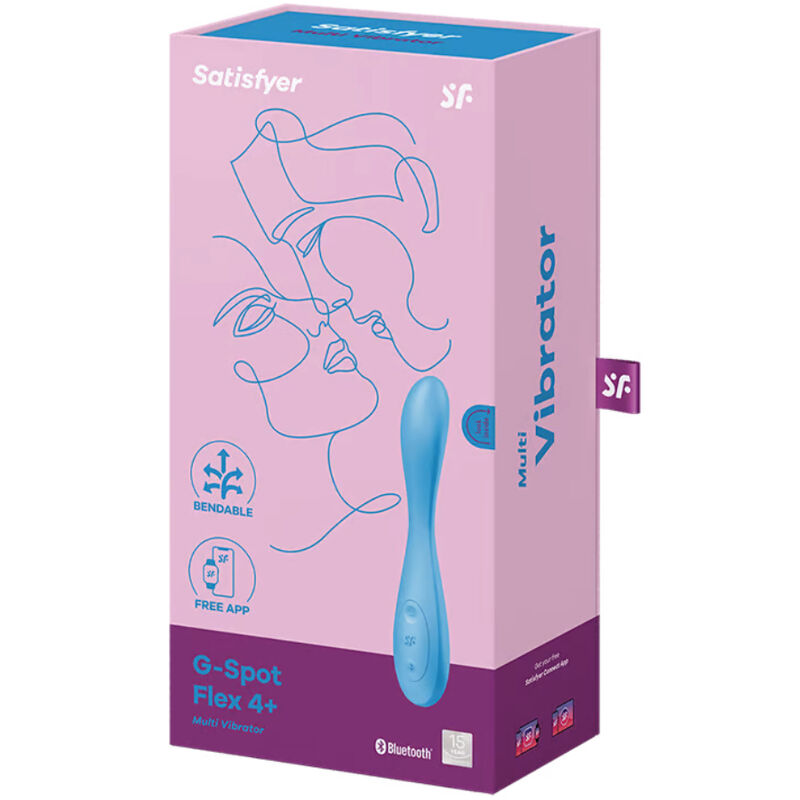 Satisfyer-G-spot Flex 4+ Vibratore Coniglio con Applicazione 3 Satisfyer-G-spot Flex 4+ Vibratore Coniglio con Applicazione · Giocattoli per coppie (imaginea 3)