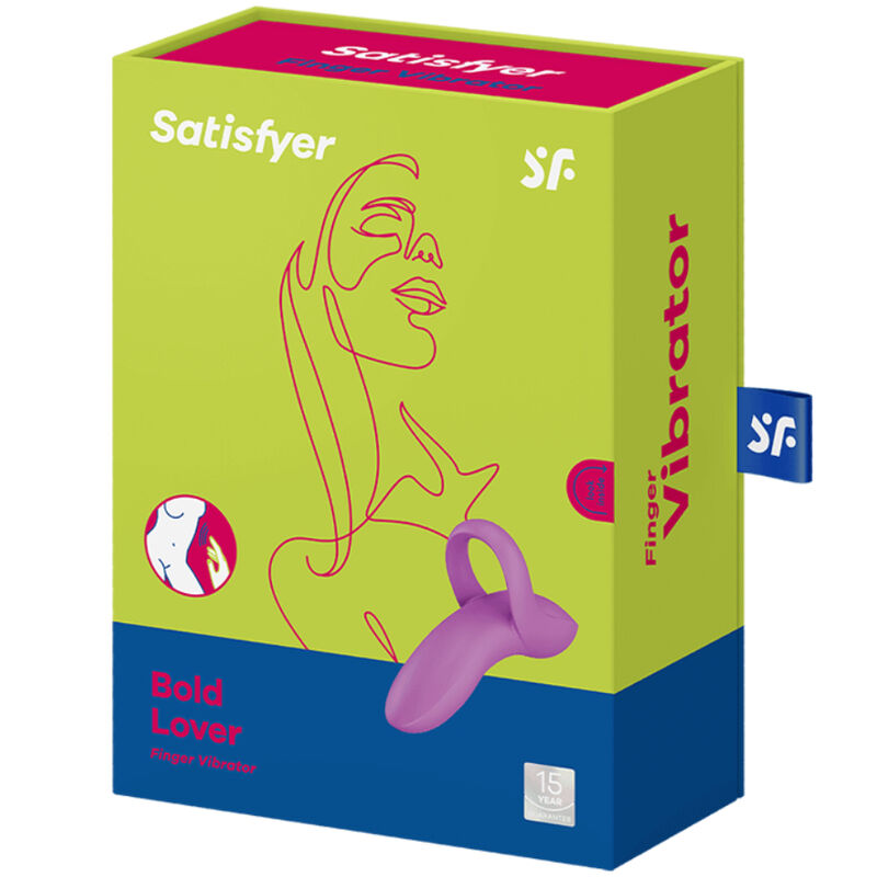Satisfyer-Bold Lover Dito Vibratore, Silicone, 12 velocità · Vibratori (imaginea 2)