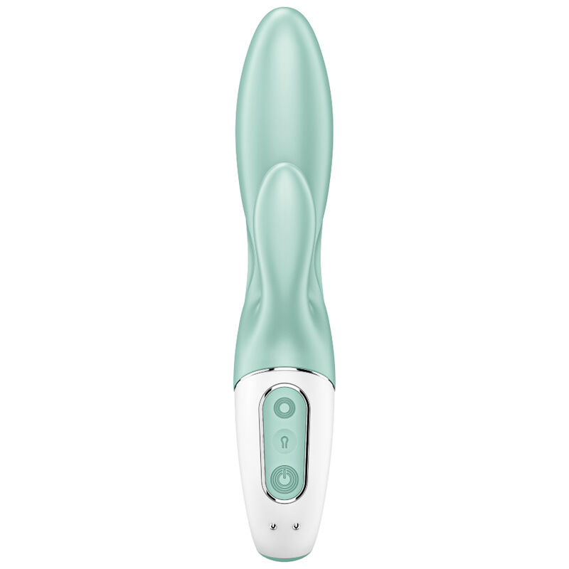 Satisfyer Connect-Air Pump Bunny 5+ Vibratore coniglio gonfiabile 2 Satisfyer Connect-Air Pump Bunny 5+ Vibratore coniglio gonfiabile · Giocattoli per coppie (imaginea 2)