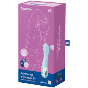 Satisfyer Connect-Air Pump Vibrator 5 Connect App Blue-Silicone 8 Satisfyer Connect-Air Pump Vibrator 5 Connect App Blue-Silicone · Giocattoli per coppie (imaginea 4)