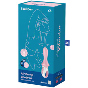 Satisfyer-Air Pump Booty 5+ Vibratore anale gonfiabile Rosa · Giocattoli per coppie (immagine 4)