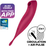 Satisfyer-Twirling Pro+ Air Pulse Stimolatore e Vibratore · Giocattoli per coppie