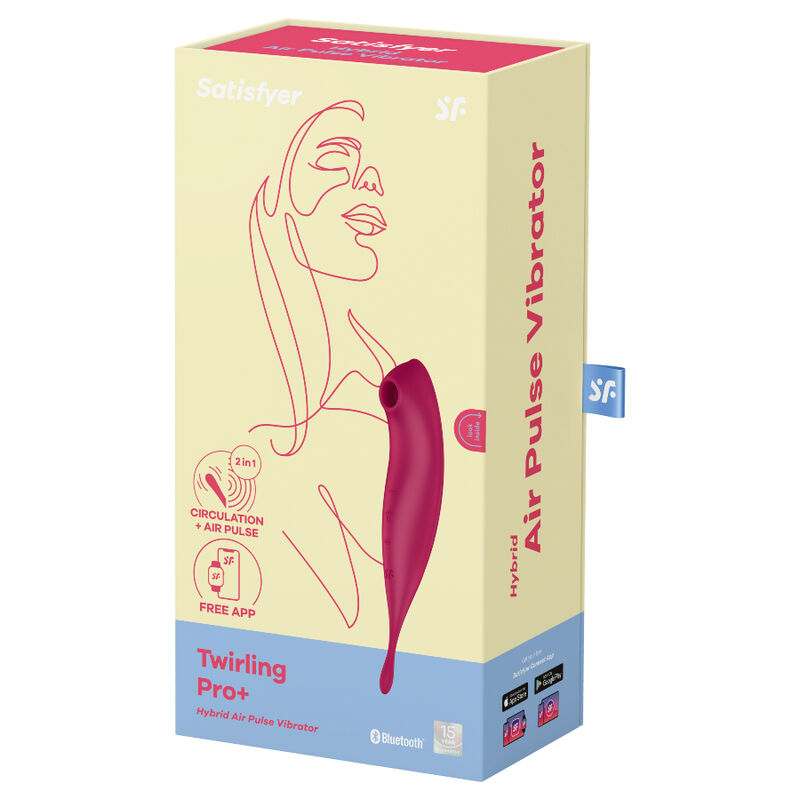 Satisfyer-Twirling Pro+ Air Pulse Stimolatore e Vibratore · Giocattoli per coppie (immagine 2)