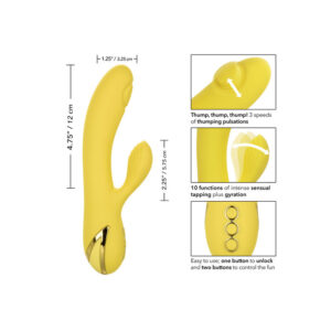 Calexotics-San Diego Seduction-Silicone, 10 velocità, Ricaricabile · Vibratori (imaginea 6)