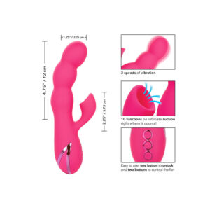 Calexotics-Oceanside Orgasm-Silicone, 10 velocità, Ricaricabile, USB · Vibratori (imaginea 2)