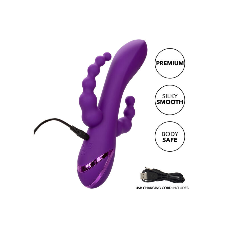 Calexotics-Long Beach Bootylicious Viola Tripla · Vibratori (imaginea 6)