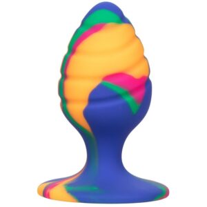 Calexotics-Plug anale Cheeky Swirl Medio-Silicio, Ventosa · Accessori BDSM