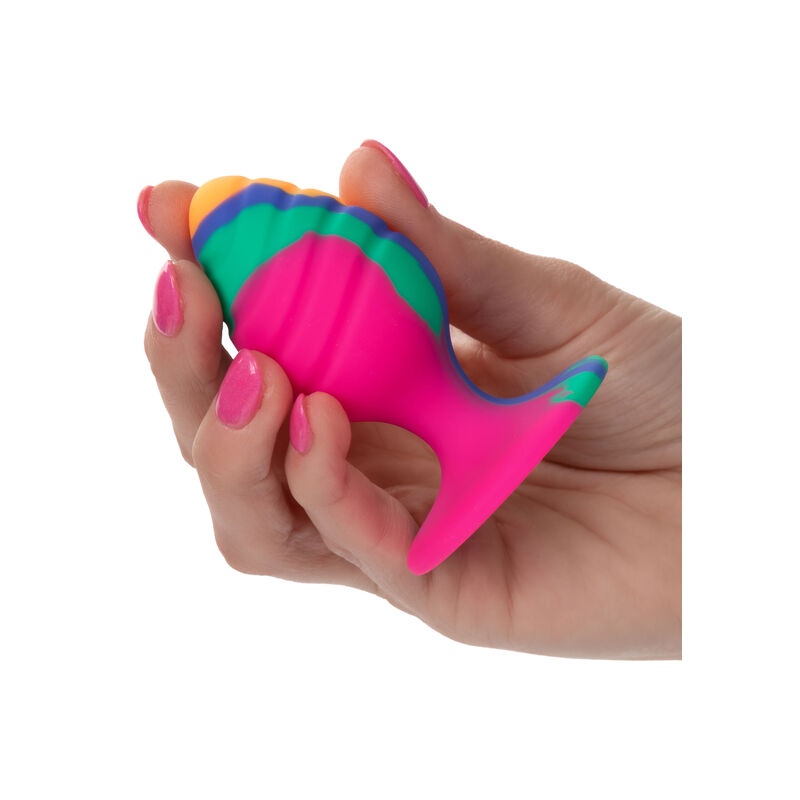 Calexotics-Plug anale Cheeky Swirl Medio-Silicio, Ventosa · Accessori BDSM (immagine 3)
