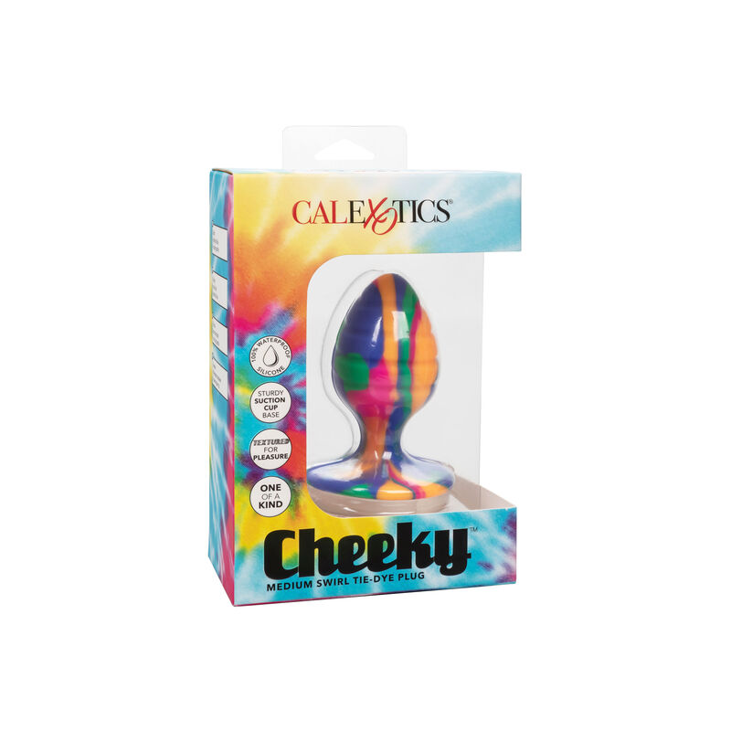 Calexotics-Plug anale Cheeky Swirl Medio-Silicio, Ventosa · Accessori BDSM (immagine 4)