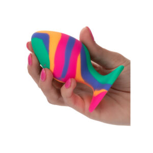 Calexotics-Cheeky Plug anale Mare Tie-dye-Silicone, Ventosa · Accessori BDSM (imaginea 4)