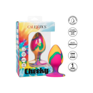 Calexotics-Cheeky Plug anale Mare Tie-dye-Silicone, Ventosa · Accessori BDSM (imaginea 5)