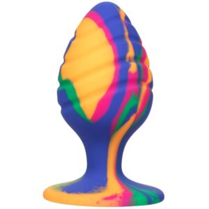 Calexotics-Cheeky Large Swirl Plug anale-Silicone, Ventosa · Accessori BDSM