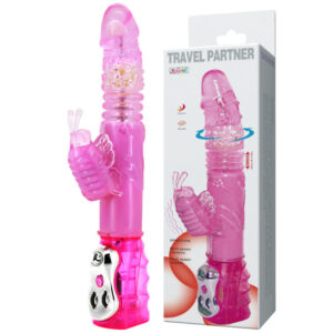 Baile Rotations-Compagno di viaggio Rabbit Rotator Up-down Rosa · Vibratori (immagine 4)