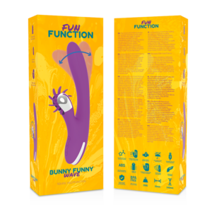 Fun Function-Bunny Funny Wave 2.0-Silicone, 7 velocità, Ricaricabile · Vibratori (imaginea 8)