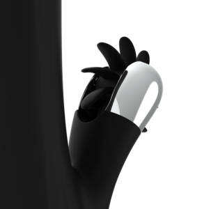 Black&silver-Bunny Storm Rotazione Vibe-Silicone, 7 velocità — BLACK&SILVER · Vibratori (immagine 7)