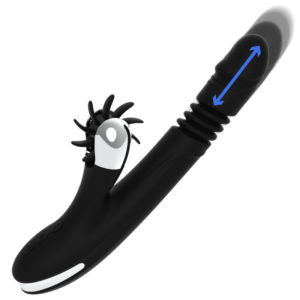 Black&silver-Bunny Reed Up & Down Vibe-Silicone, 7 velocità 35 Black&silver-Bunny Reed Up & Down Vibe-Silicone, 7 velocità