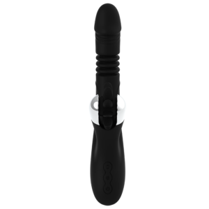 Black&silver-Bunny Reed Up & Down Vibe-Silicone, 7 velocità — BLACK&SILVER · Vibratori (immagine 5)