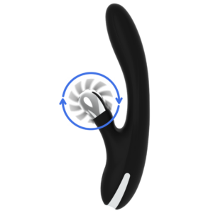 Black&silver-Bunny Grimm Wave Function-Silicone, 7 velocità — BLACK&SILVER · Vibratori (immagine 8)