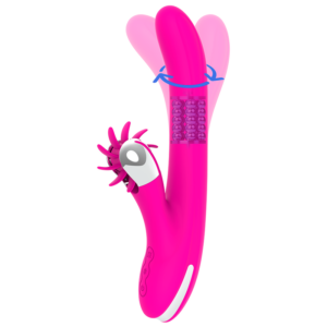 Diversia-Bunny Rotation 24 cm-Silicone, 7 velocità, Ricaricabile, USB · Vibratori (imaginea 2)