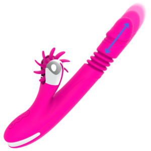 Diversia-Bunny Up & Down 24 cm-Silicone, 7 velocità, Ricaricabile · Vibratori (imaginea 2)