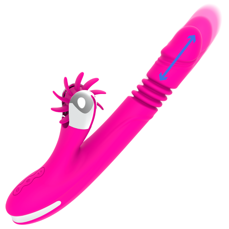 Diversia-Bunny Up & Down 24 cm-Silicone, 7 velocità, Ricaricabile 2 Diversia-Bunny Up & Down 24 cm-Silicone, 7 velocità, Ricaricabile · Vibratori (imaginea 2)