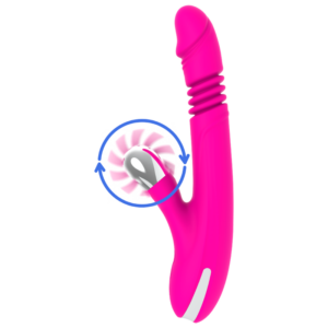 Diversia-Bunny Up & Down 24 cm-Silicone, 7 velocità, Ricaricabile · Vibratori (imaginea 5)