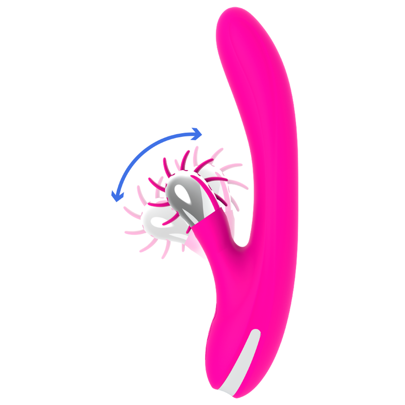 Diversia-Bunny Vibrating 24 cm-Silicone, 7 velocità, Ricaricabile · Vibratori (imaginea 4)
