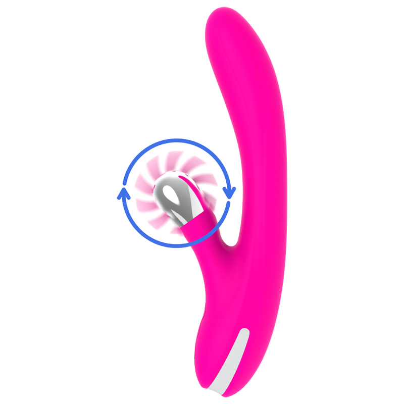 Diversia-Bunny Vibrating 24 cm-Silicone, 7 velocità, Ricaricabile · Vibratori (imaginea 6)
