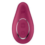 Satisfyer-Dipping Delight Vibrator Lay-on, Roșu-Silicon, 12 Trepte · Vibratoare (imaginea 4)
