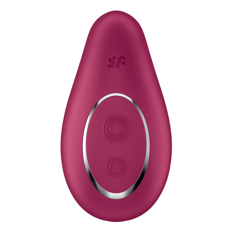 Satisfyer-Dipping Delight Vibrator Lay-on, Roșu-Silicon, 12 Trepte · Vibratoare (imaginea 4)