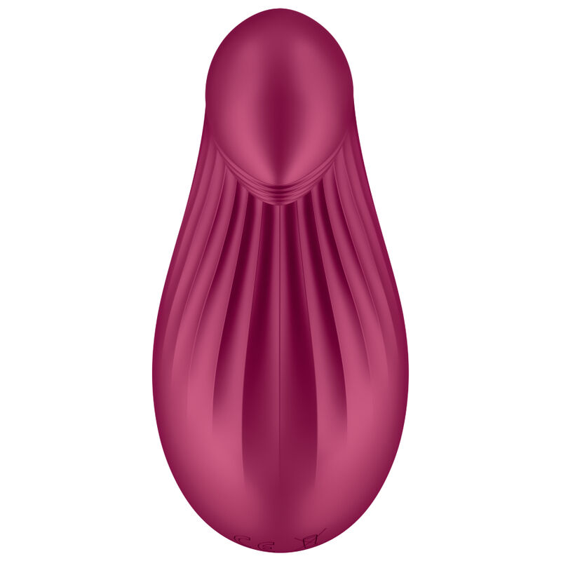 Satisfyer-Dipping Delight Clitoride Vibratore in Silicone 2 Satisfyer-Dipping Delight Vibrator Lay-on, Roșu-Silicon, 12 Trepte · Vibratoare (imaginea 2)