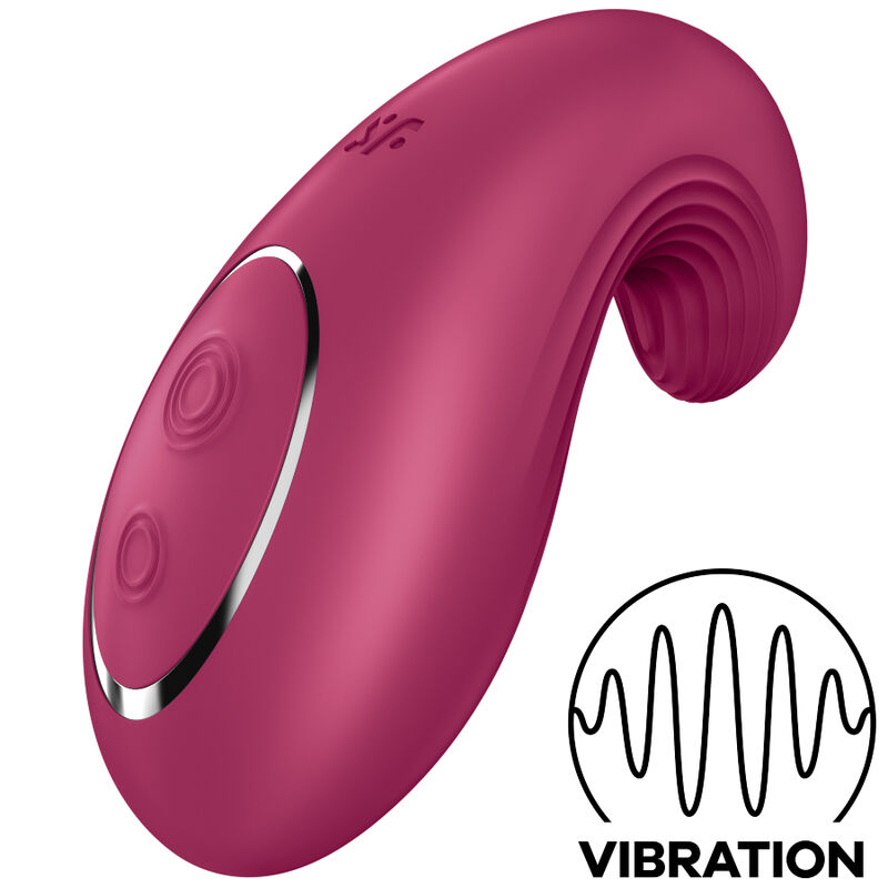 Satisfyer-Dipping Delight Clitoride Vibratore in Silicone 1 Satisfyer-Dipping Delight Vibrator Lay-on, Roșu-Silicon, 12 Trepte · Vibratoare