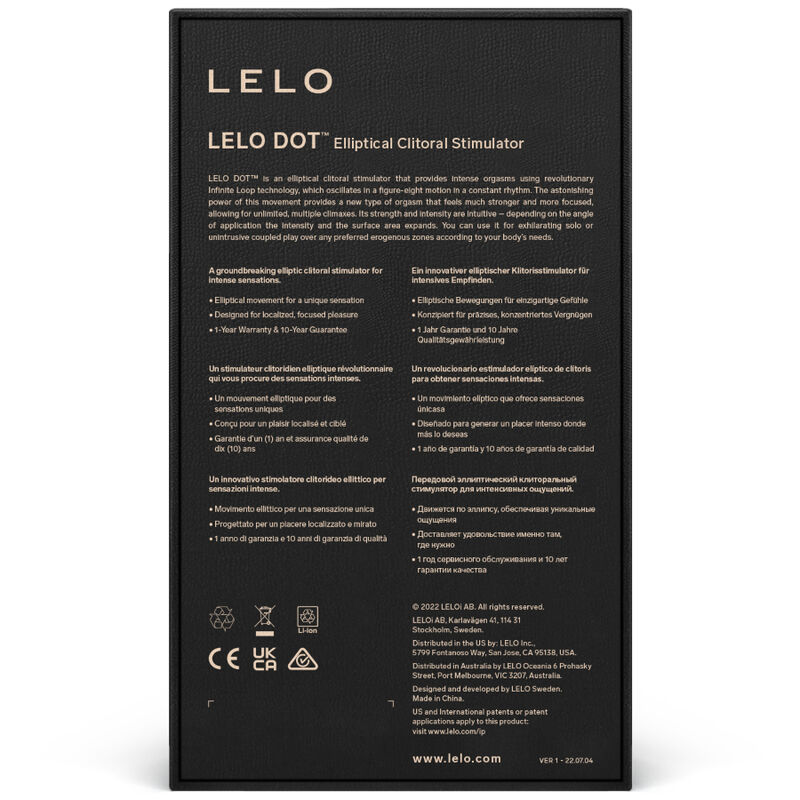 Lelo-Dot Stimolatore Clitorideo - Aqua Green-Silicone, 7 velocità 3 Lelo-Dot Stimolatore Clitorideo - Aqua Green-Silicone, 7 velocità · Vibratori (immagine 3)