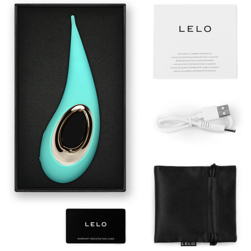 Lelo-Dot Stimolatore Clitorideo - Aqua Green-Silicone, 7 velocità 2 Lelo-Dot Stimolatore Clitorideo - Aqua Green-Silicone, 7 velocità · Vibratori (immagine 2)