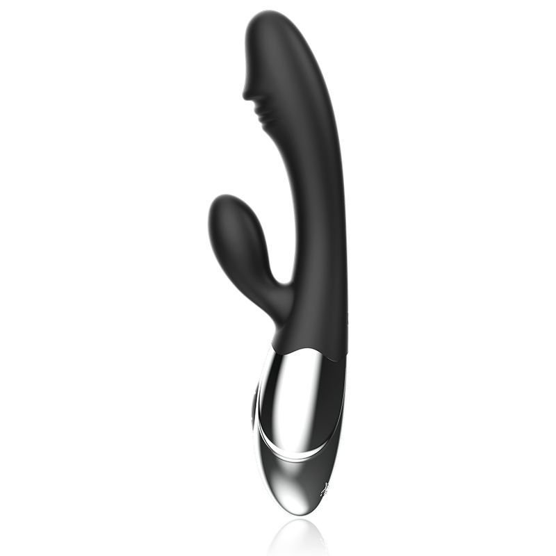 Black&silver-Kaleb Vibratore Stimolante-Silicone, 10 velocità 2 Black&silver-Kaleb Vibratore Stimolante-Silicone, 10 velocità — BLACK&SILVER · Vibratori (imaginea 2)
