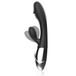 Black&silver-Kaleb Vibratore Stimolante-Silicone, 10 velocità — BLACK&SILVER · Vibratori (imaginea 7)