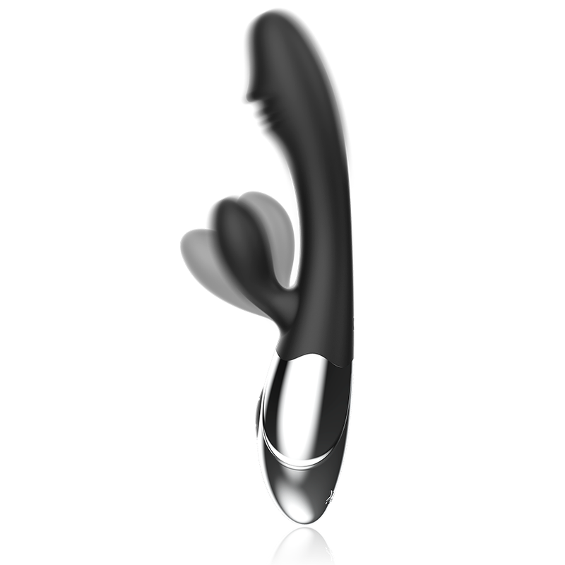 Black&silver-Kaleb Vibratore Stimolante-Silicone, 10 velocità — BLACK&SILVER · Vibratori (imaginea 7)