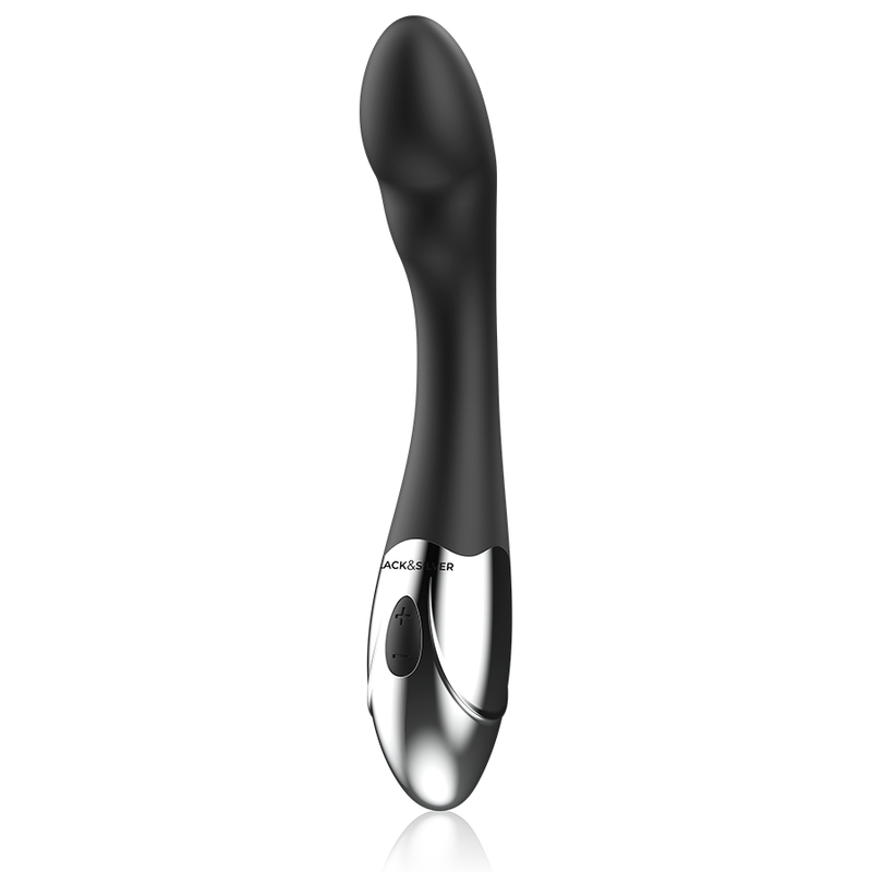 Black&silver-Kilian Vibratore Stimolante-Silicone, 10 velocità — BLACK&SILVER · Vibratori (imaginea 4)