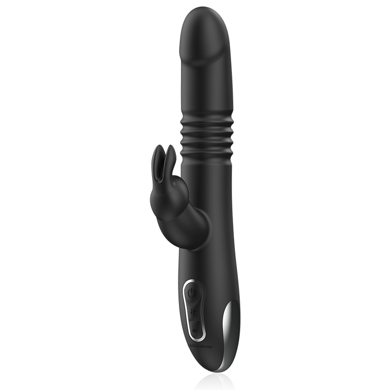 Black&silver-Kenji Up & Down Rabbit Vibratore + Telecomando — BLACK&SILVER · Vibratori (immagine 4)