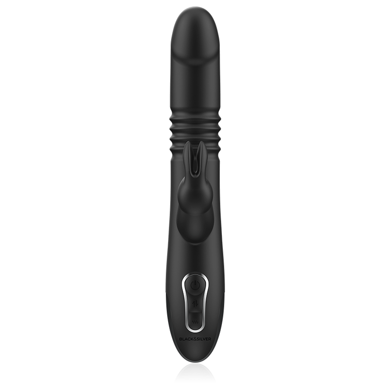Black&silver-Kenji Up & Down Rabbit Vibratore + Telecomando — BLACK&SILVER · Vibratori (immagine 5)